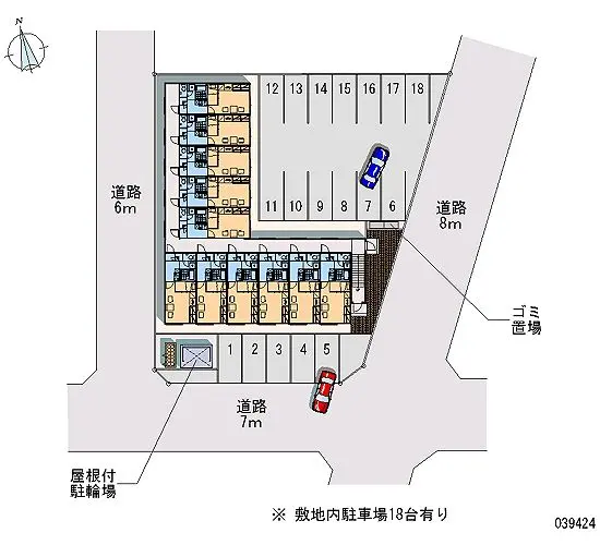 千歳市青葉３丁目 月極駐車場